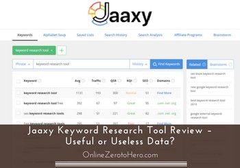 jaaxy keyword research tool review