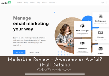 mailerlite review header