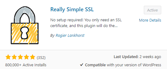 really simple ssl plugin