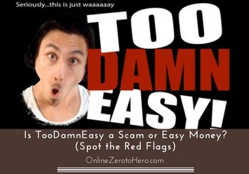Is TooDamnEasy a Scam or Easy Money? (Spot the Red Flags)​