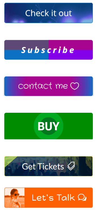 divi button examples