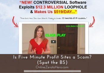 is five minute profit sites a scam