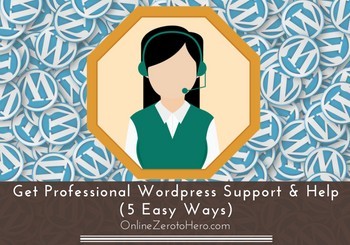 get professional wordpress support and help header