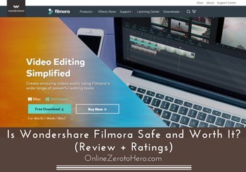 is wondershare filmora safe