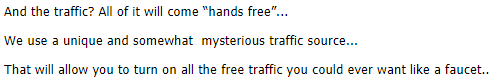 mysterious traffic source quote
