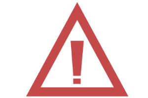 301 redirect warning symbol