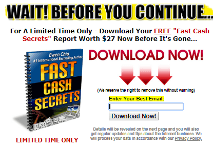 free fast cash report
