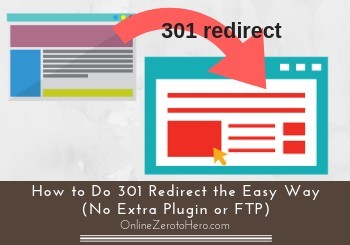 how to do 301 redirect the easy way header