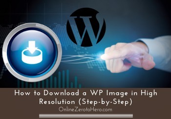 how to download a wp image in high resolution header