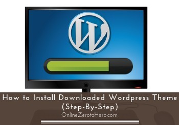 how to install downloaded wordpress theme header