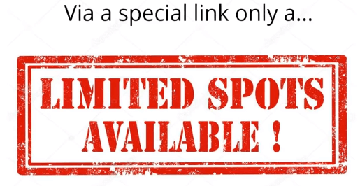 limited spots sign