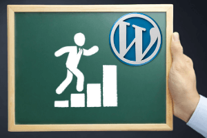 steps to create wordpress blog symbol