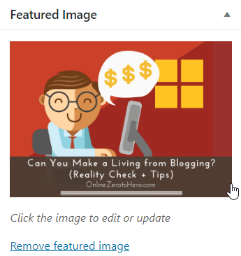 featured image example
