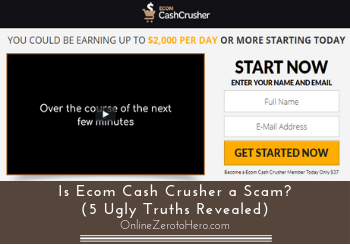 is ecom cash crusher a scam header