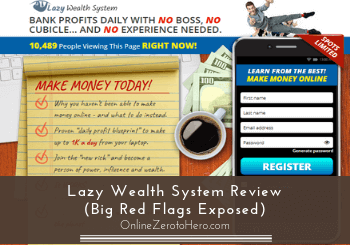 lazy wealth system review header