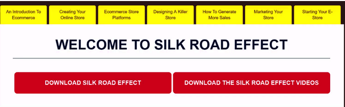 silk road effect membership page
