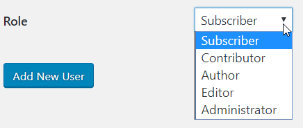 wordpress user roles