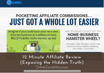 12 minute affiliate review header