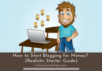 how to start blogging for money header