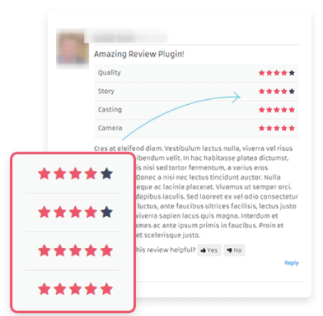 wp review pro plugin user ratings