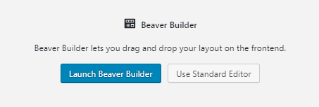 beaver builder launch