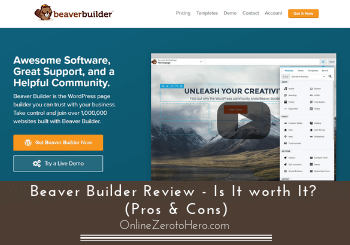 beaver builder review header