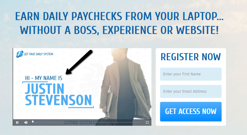 get paid daily system justin stevenson