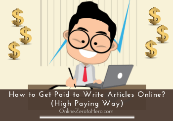 how to get paid to write articles online header