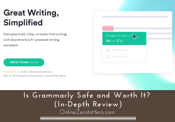 is grammarly safe review header