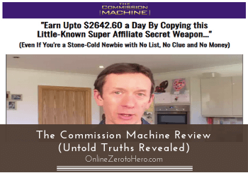 the commission machine review header