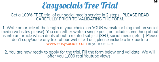 easysocials free trial
