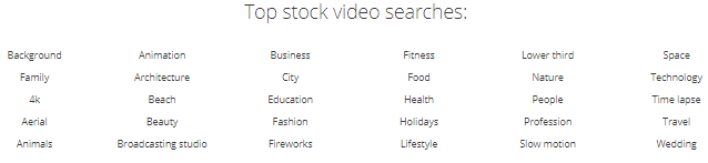 depositphotos stock video section