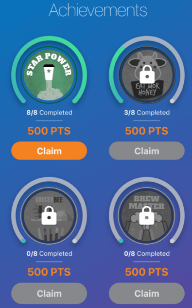 mobee app achievements
