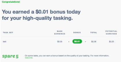 spare5 bonus tasks