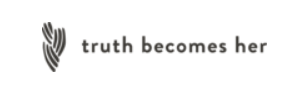 truth becomes her logo
