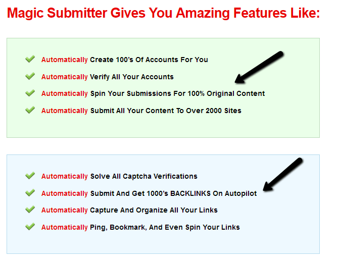 magic submitter software features