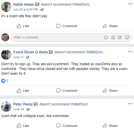walletsync reviews on facebook