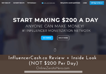 Influencercash Co Review Inside Look Not 200 Per Day