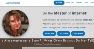 is alexamaster net a scam review header facebook