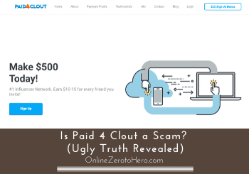 is paid 4 clout a scam review header