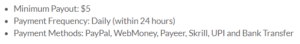shrinkearn payout methods