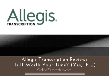 allegis transcription main header