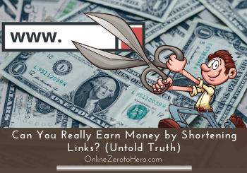 earn money by shortening links header