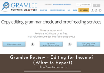Gramlee Review – Editing for Income? (What to Expect)