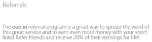 ouo io referral program