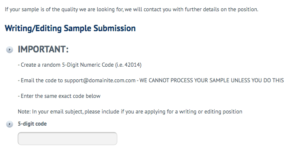 domainite application writer