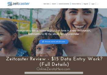 Zeitcaster Review – $15 Data Entry Work? (Full Details)