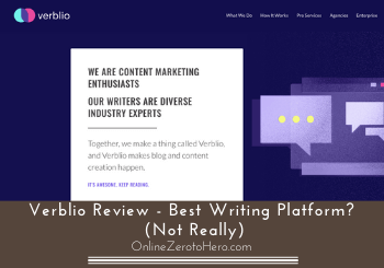 Verblio Review – Best Writing Platform? (Not Really)