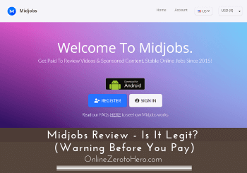 Midjobs Review – Is It Legit? (Warning Before You Pay)